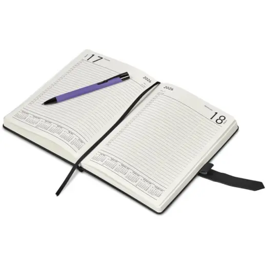 Altitude Enterprise A5 2026 Diary & Zeta Pen Set Page A Day Entries